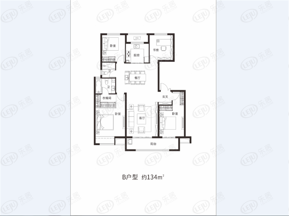 建业臻悦汇b户型图