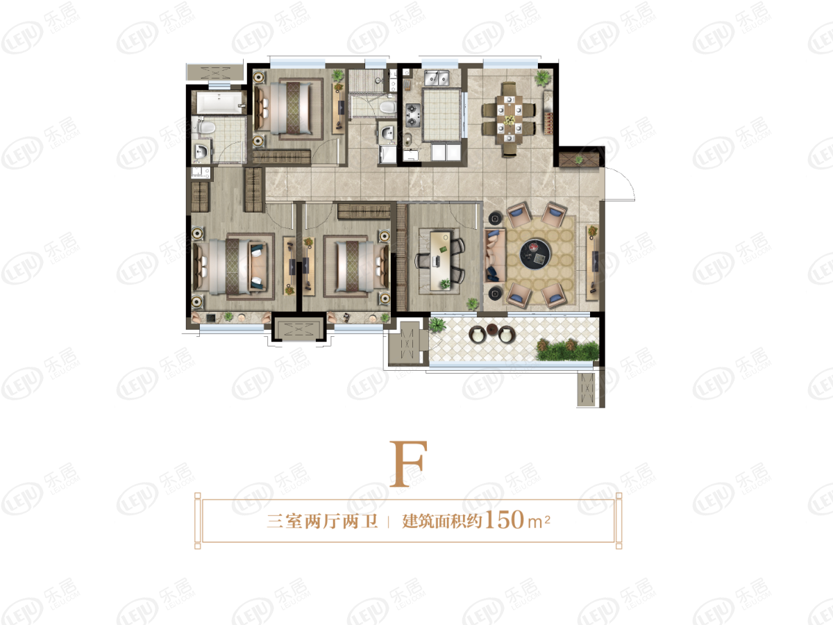 爱琴海国际广场丨红星·天铂f户型户型图