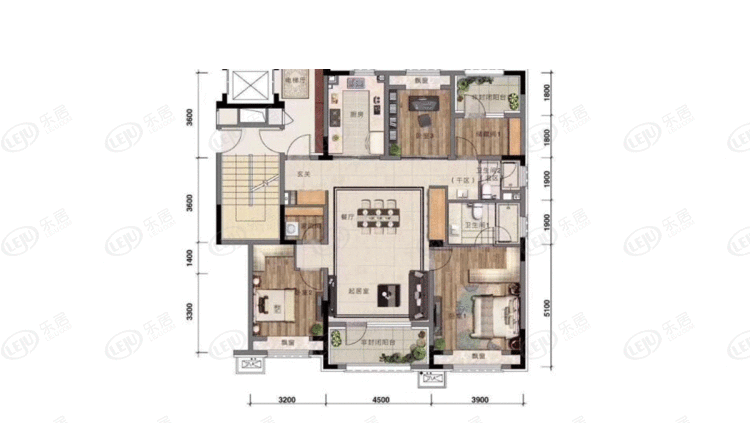 万科西华府户型图