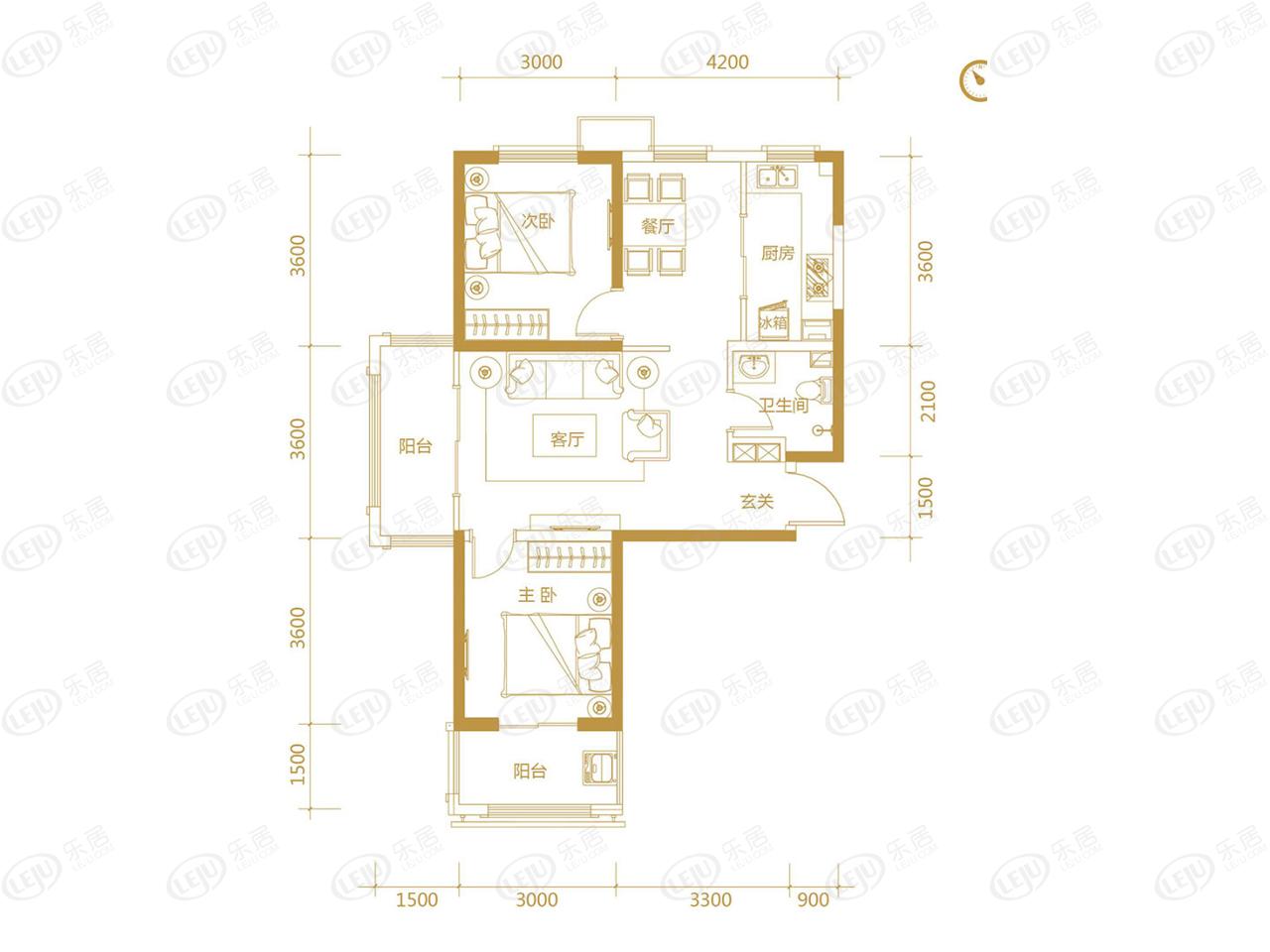 和平里c户型户型图