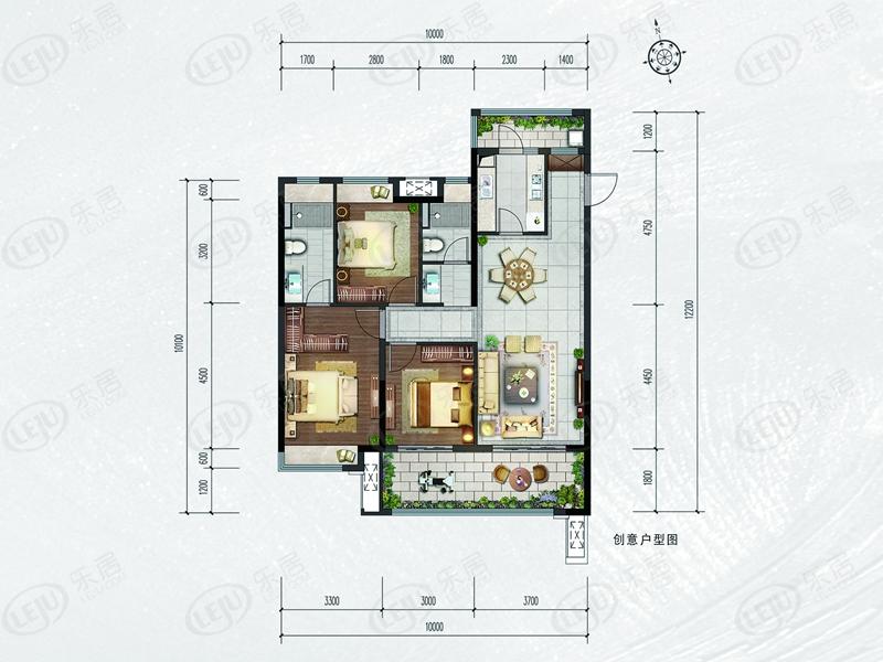中南春风南岸c户型户型图