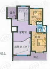 虹桥东苑东块房型: 复式;  面积段: 181 －240 平方米;户型图