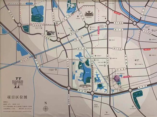 新梅江锦秀里位置交通图