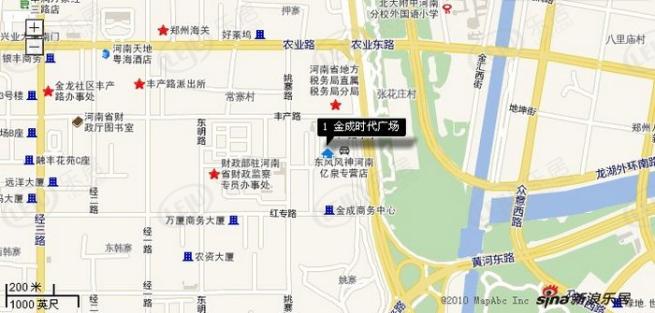 金成时代广场位置交通图