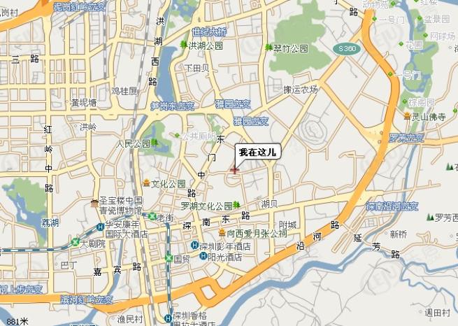 京基东方颐园位置交通图