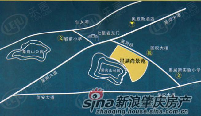 星湖尚景苑位置交通图