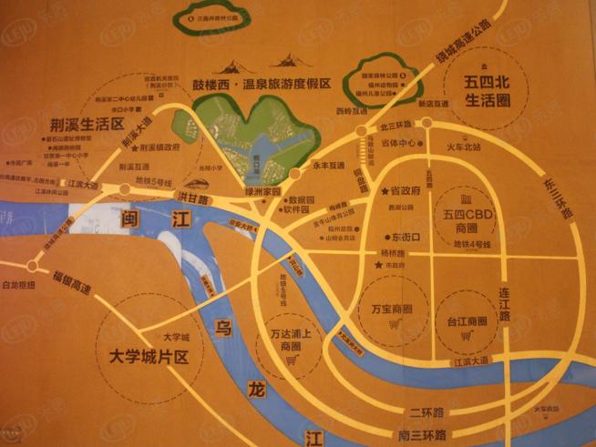 凤翔湖滨世纪位置交通图