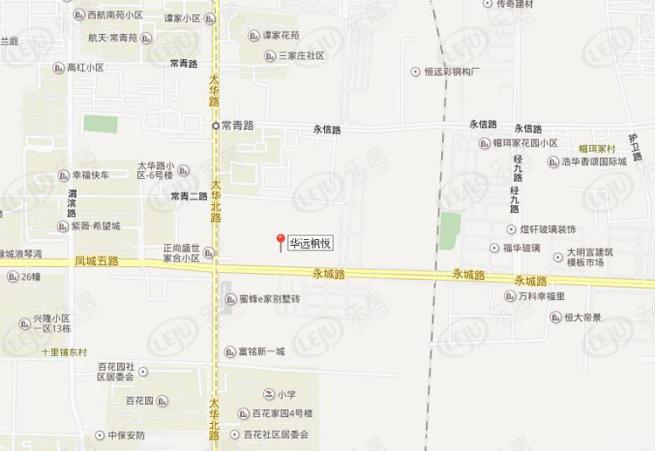 华远枫悦位置交通图