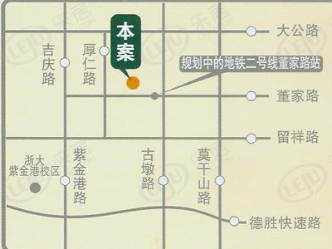 颐景园位置交通图