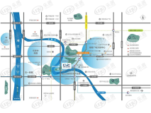 长沙视谷中心位置交通图