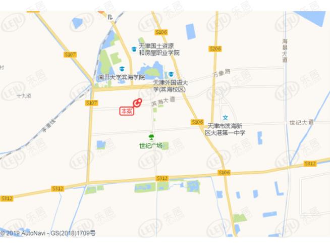 津成佳园位置交通图