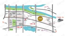 雅居乐新城湾畔位置交通图