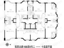陕西北路1688楼层平面图