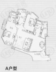 金色雅园（三期）房型: 三房;  面积段: 135 －137 平方米;户型图