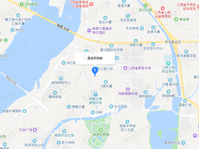南水玖悦府位置交通图