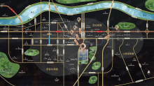 中车·共享城位置交通图