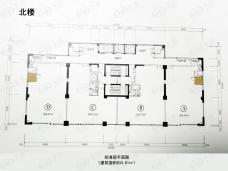 东煌江滨公馆北楼标准平面图833.81平米户型图