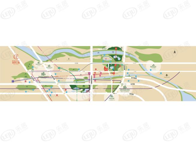 翡翠公园位置交通图