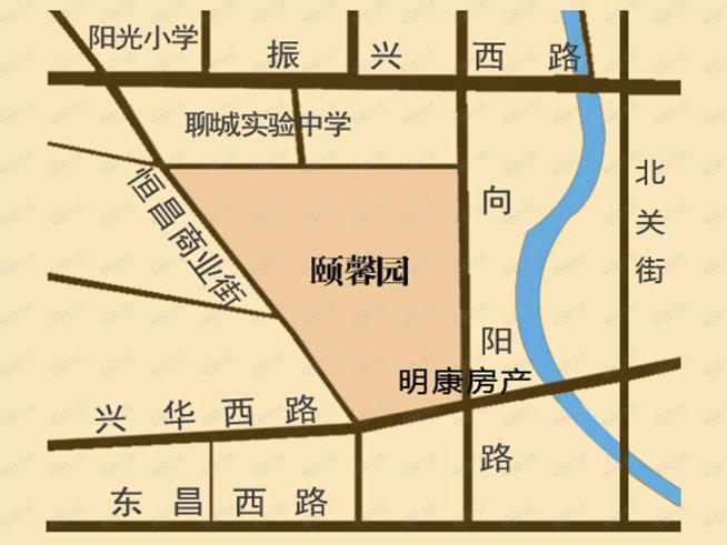 明康·颐馨园二期位置交通图